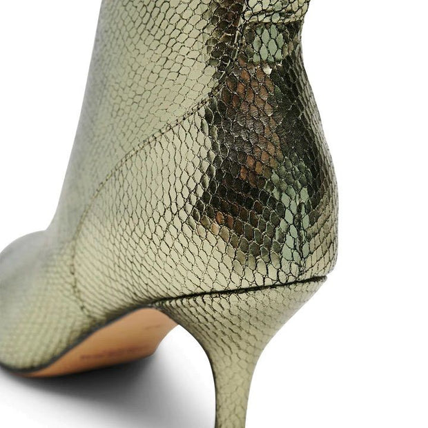 Valentine Shoe Boot - Silver Olive