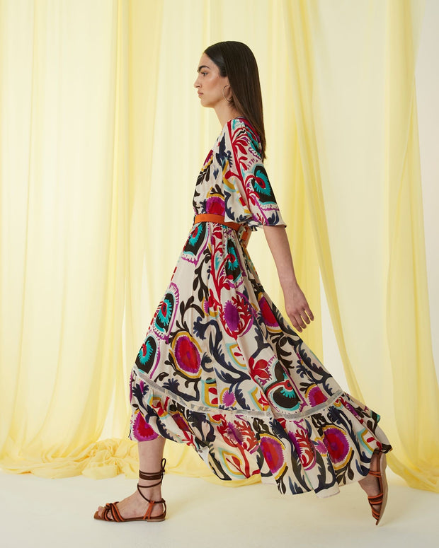 Frida Printed Dress