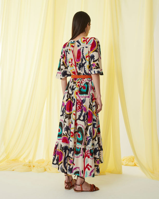 Frida Printed Dress