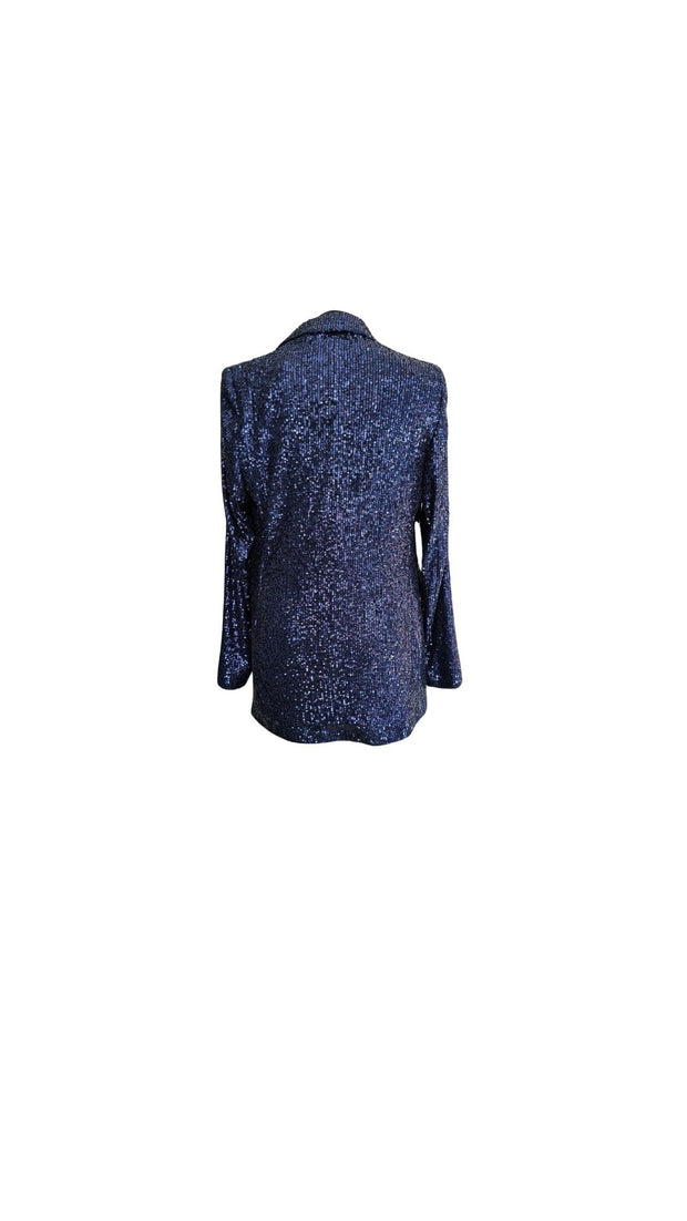 Blue Sequinned Jacket