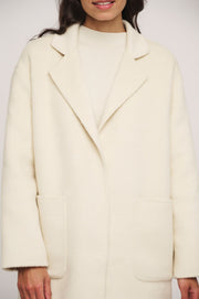 Reni Wool & Alpaca Coat with Removable Feather & Down Jacket