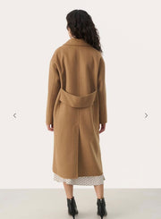 Lorelai Camel Wool Mix Coat