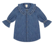 Daisy Blouse in Indigo Denim