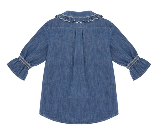 Daisy Blouse in Indigo Denim